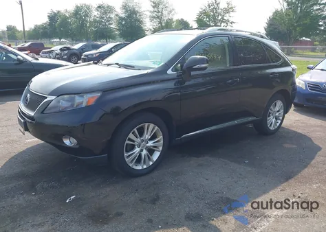 2010 Lexus Rx 450H 450 from USA, damaged, VIN JTJBC1BA9A2024604